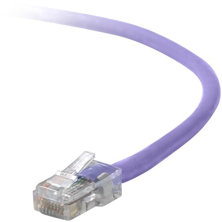 Belkin 10Ft Cat5E Snagless Patch Cable, Utp, Purple Pvc Jacket, 24Awg,  A3L791-10-PUR-S